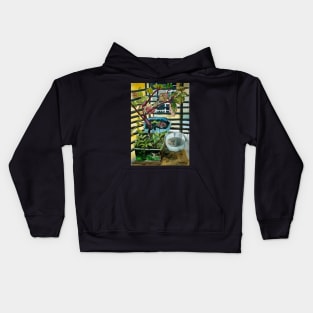 Urban Nature: A Balcony View Kids Hoodie